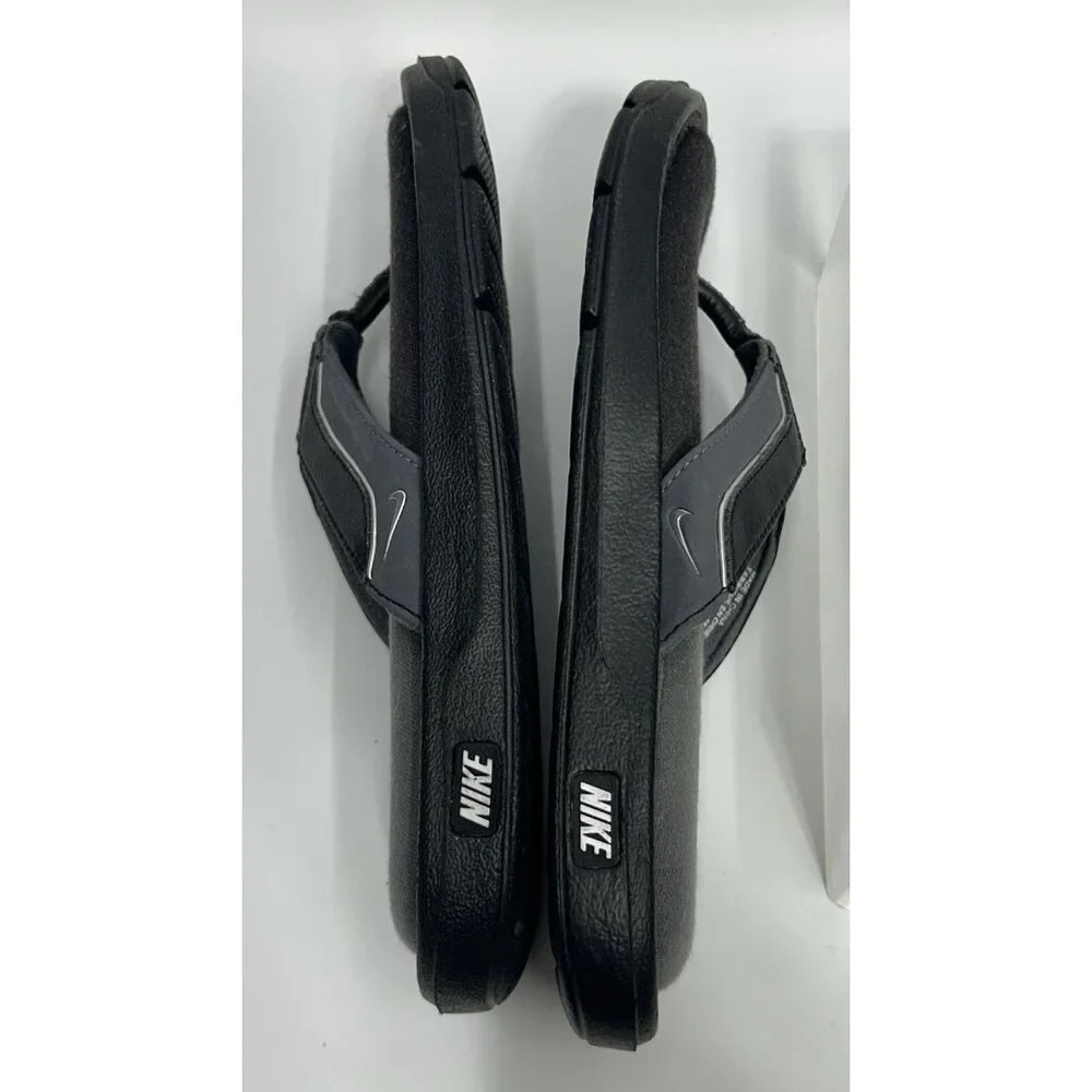 NIKE Comfort Thong Sandals Flip Flops Mens Size 8 Black 431880-001 Softbed
